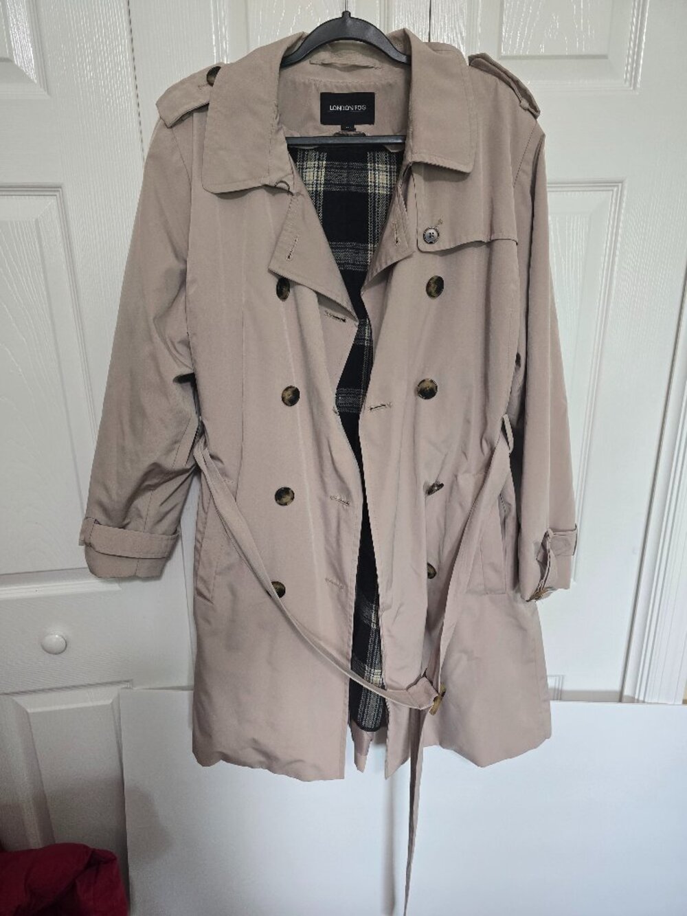 Vintage London Fog Women's Double Breasted Trench Coat with zip out lining 3X